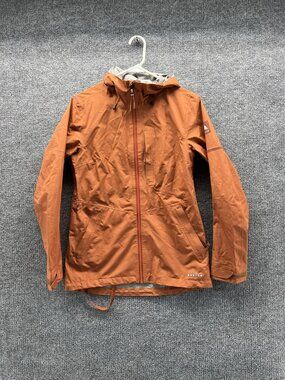 Burton Jacket Womens XS Orange GORE-TEX Hooded Waterproof Ski Snowboard Outdoor